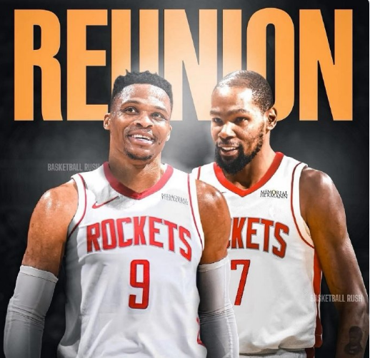 世俱杯赔率-扎心！火箭队记：尊重威少但不希望他重返火箭 恐难再联手杜兰特